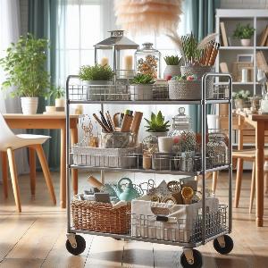 Organizing Your Home with Utility Carts Creative Storage Solutions-8